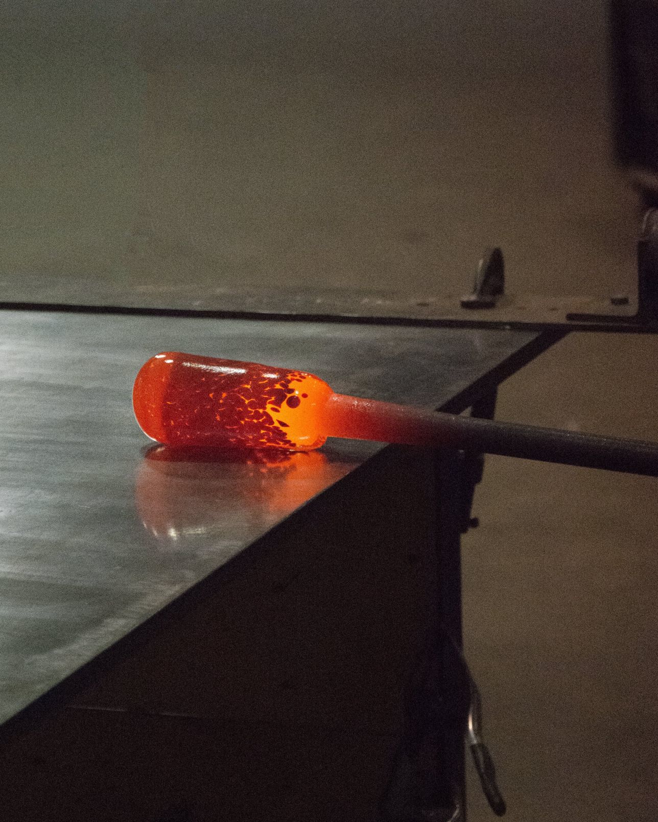 Glassblowing demonstration by Mike Moran